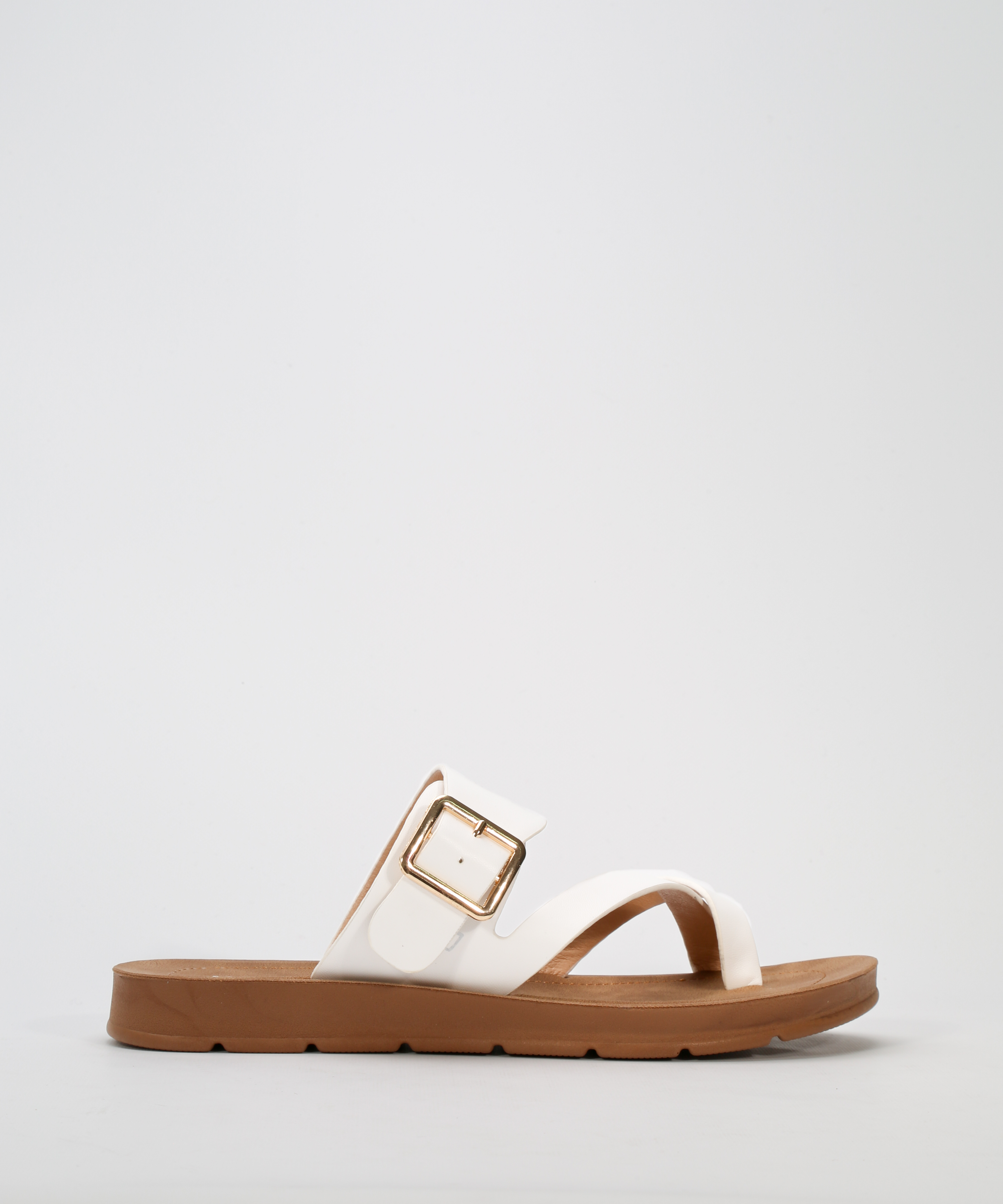 Sandalias planas hebilla